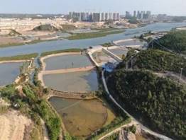 生态修复前（左）