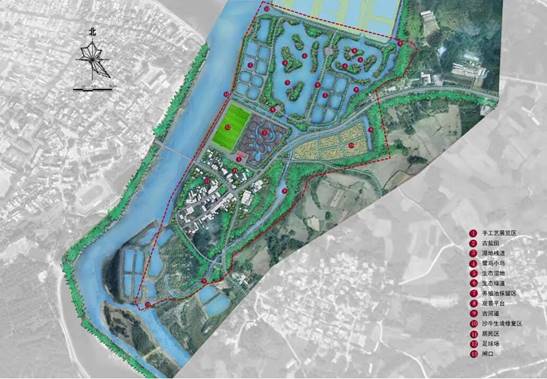 项目整体生态修复平面图